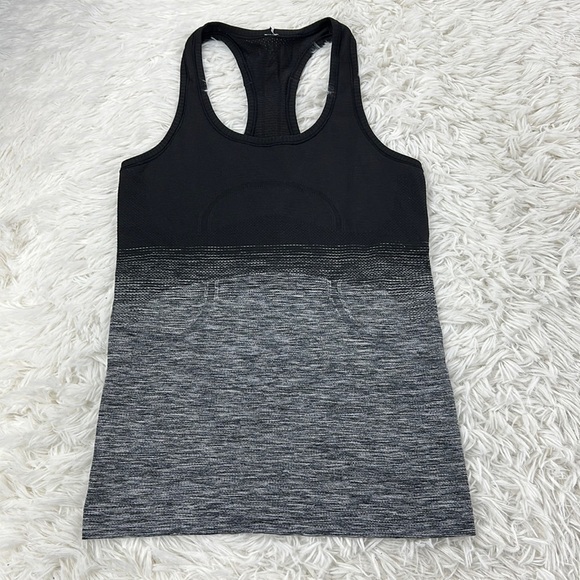Lululemon Swiftly Tech Racerback Black / White / Black - Picture 1 of 3